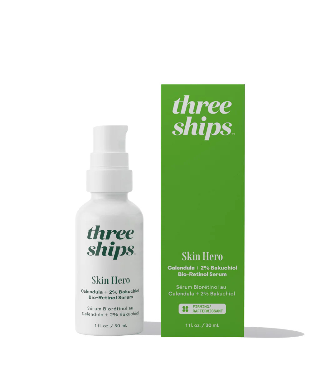 Skin Hero Bakuchiol Bio-Retinol Serum | Hydrate & Smooth | Three Ships Beauty