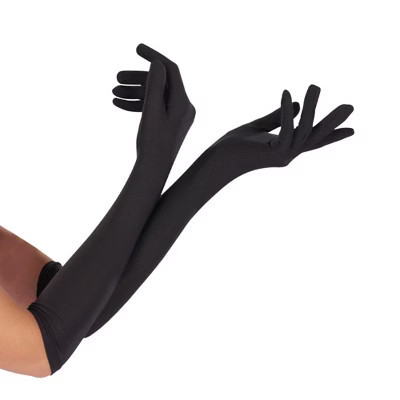 Orion Costumes Long Black Gloves Black Costume Accessory | Target