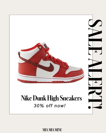 Nike dunk high sneakers on sale at net-a-porter
Take 30% off!

#LTKunder100 #LTKsalealert #LTKshoecrush