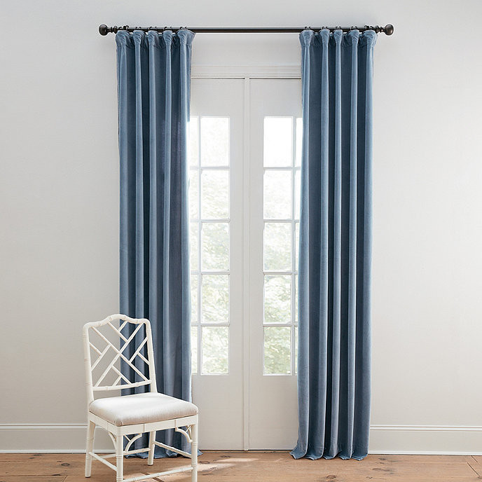 Alessandra Velvet Drapery Panel | Ballard Designs, Inc.