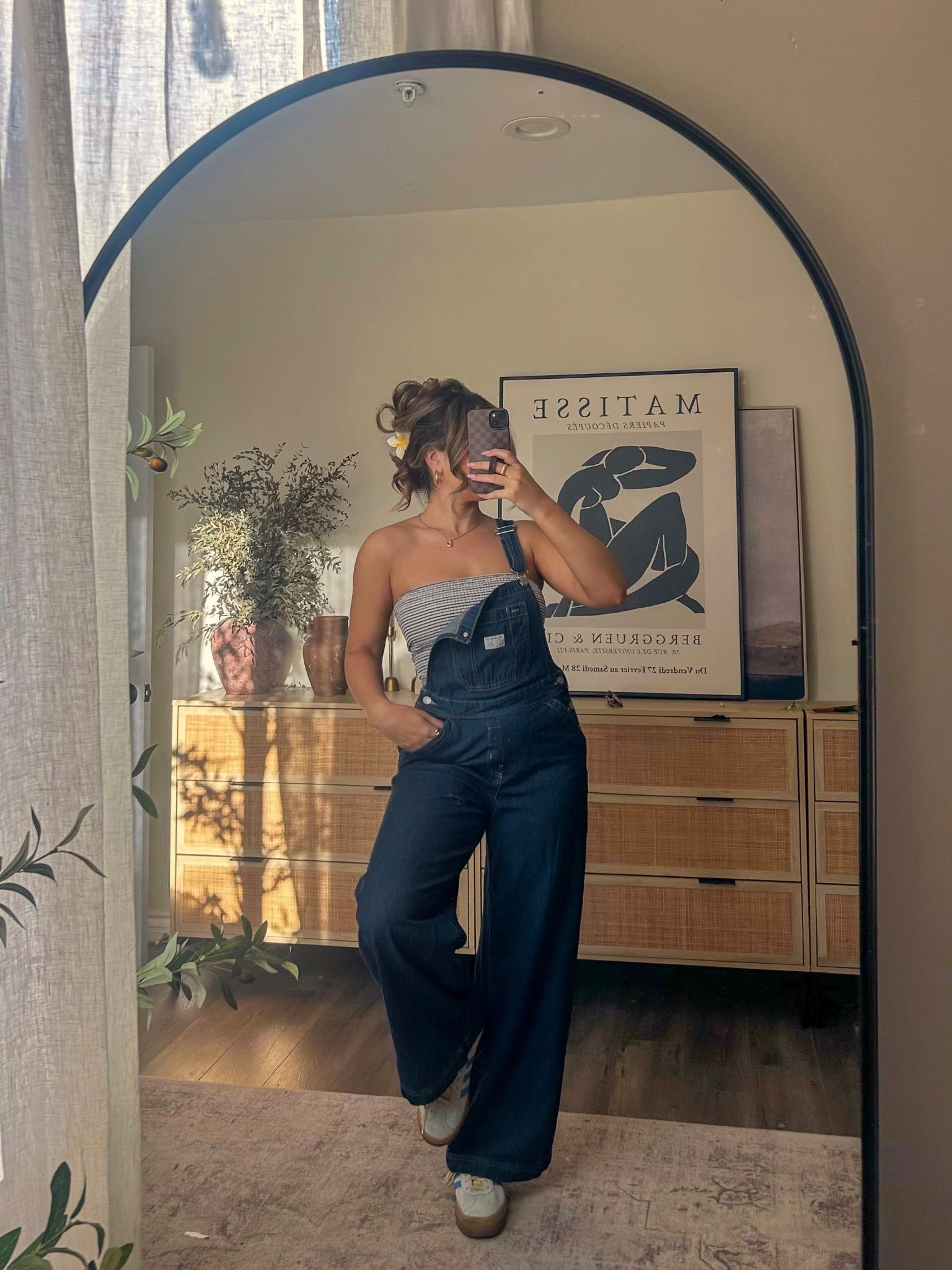 Overalls spring outfit 

#LTKootd