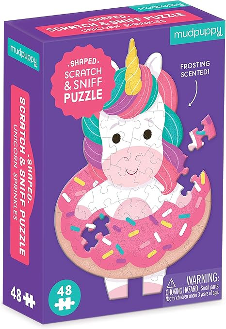 Mudpuppy Unicorn Sprinkles – 48 Piece Mini Scratch & Sniff Puzzle with Colorful and Fun Illustr... | Amazon (US)