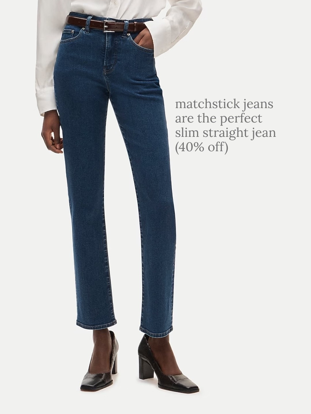 The perfect slim straight Jean - under $100 now!

Fall fashion, denim, jean trends

#LTKOver40 #LTKSaleAlert