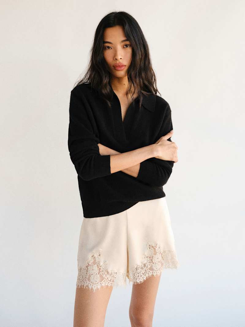 Westley Cashmere Polo | Reformation (Global)