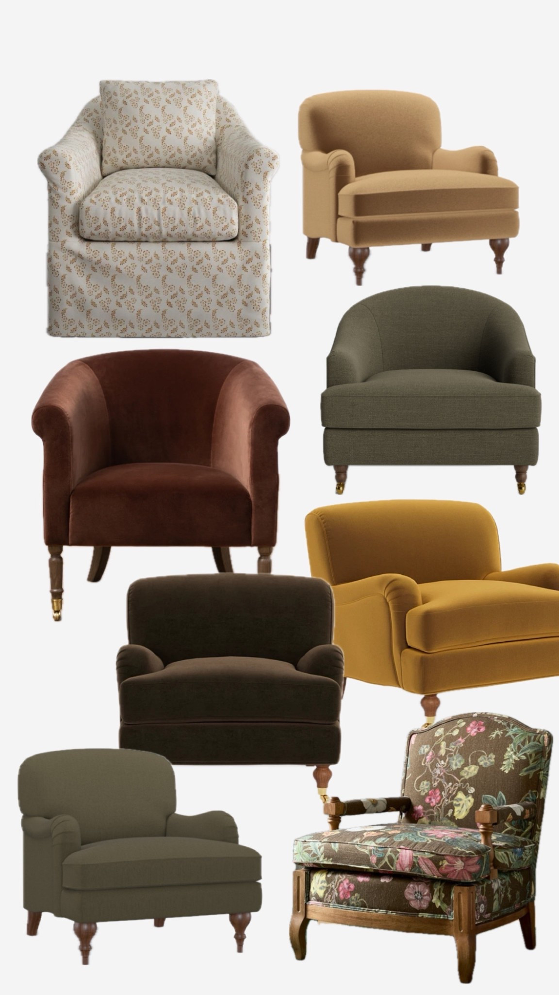 Chair, obsessed! English role arm, traditional legs, patterns, velvet, all the above.

The inside, green row, interior define, McGee and co

#LTKHome