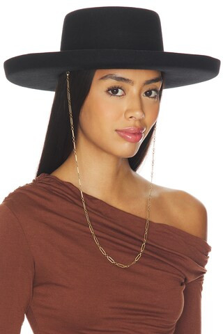 Lack of Color Lawson Boater Hat in Black from Revolve.com | Revolve Clothing (Global)
