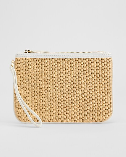Woven Straw Wristlet | Express
