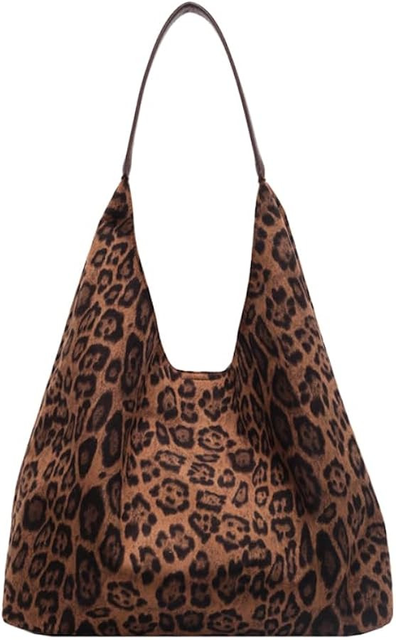 Ayliss Leopard Print Tote Bag with Purse, Large Capacity Cheetah Hobo Bag for Women Daily Use | Amazon (US)