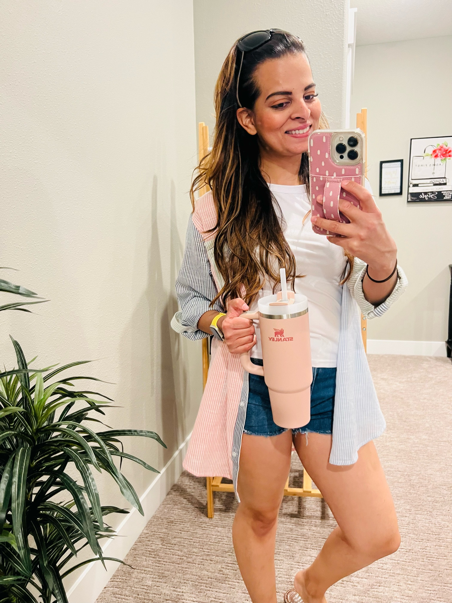 Swimsuit cover up / button-up shirt/ denim shorts

This is the summer button up of my dreams! It has such a fun color mix to it! You can style it over denim, shorts, or even wear it over a swimsuit as a cover up! Bring on summer! 👏 👏 👏 

#LTKswim #LTKstyletip #LTKsalealert