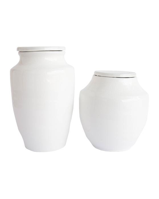 White Terracotta Jar | McGee & Co.