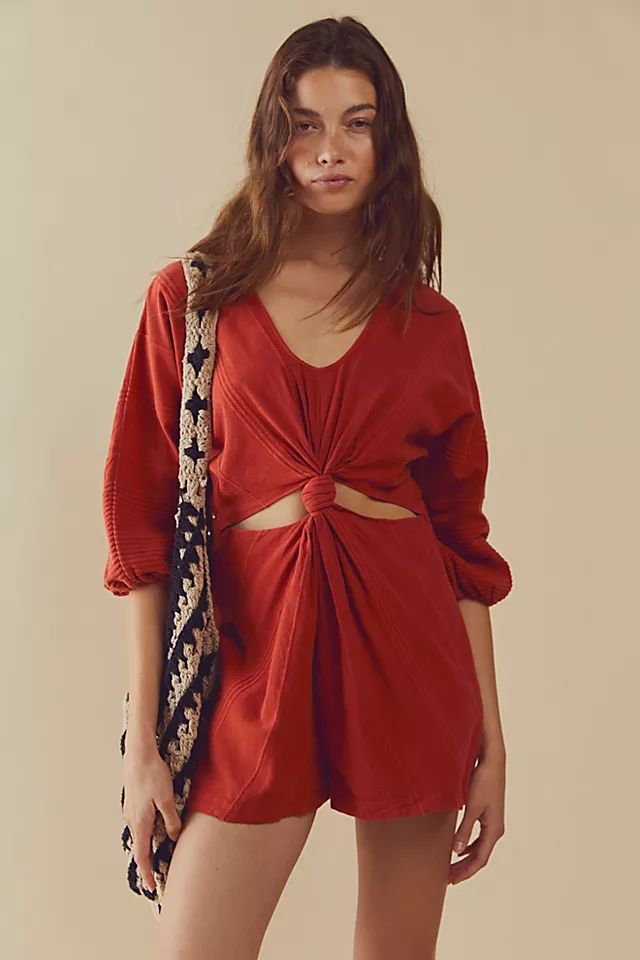 Knotty But Nice Romper | Free People (Global - UK&FR Excluded)
