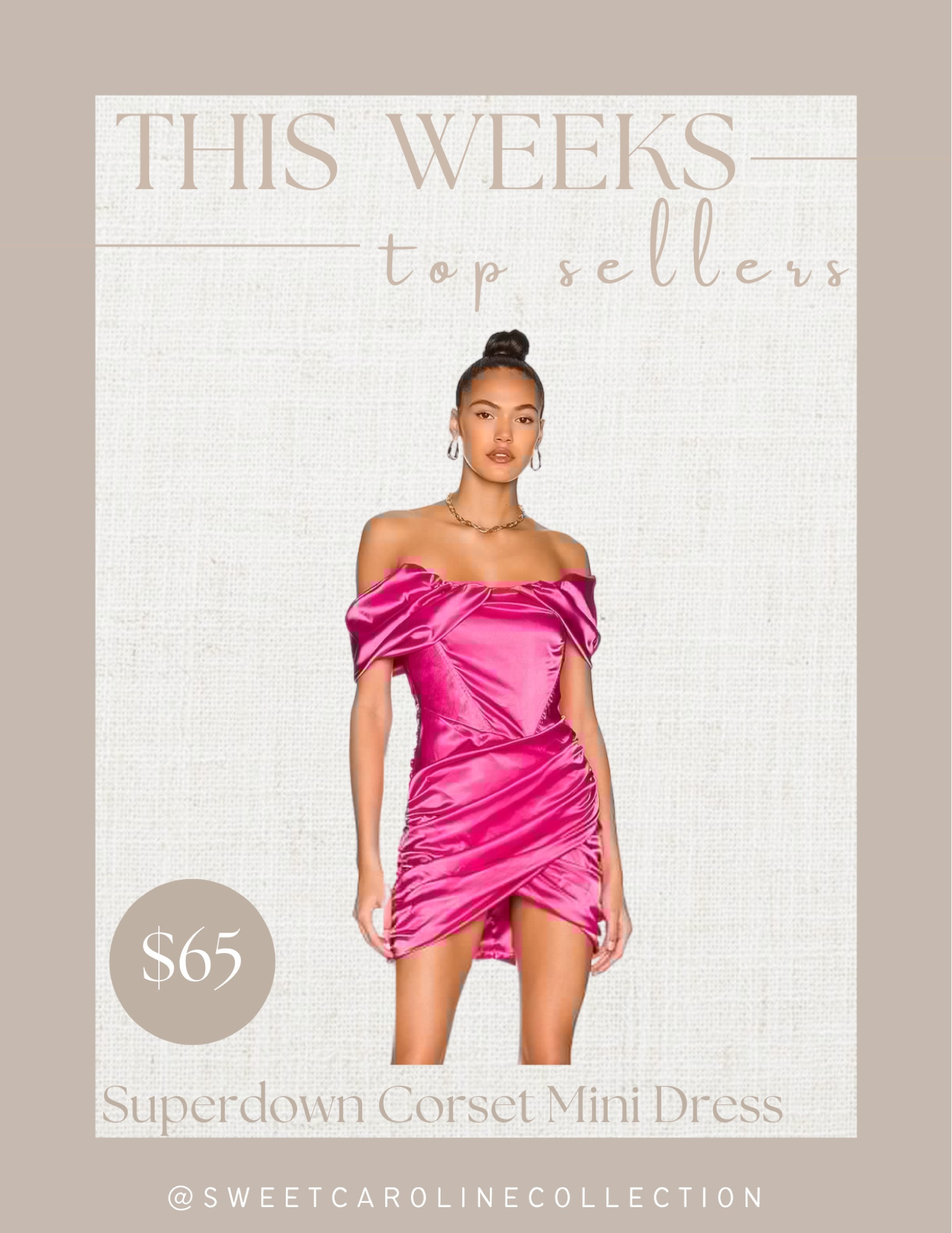 This weeks top sellers!

4. Superdown Corset Mini Dress

Revolve, superdown, mini dress, corset dress, pink dress, holiday dress, event dress, party dress, Christmas dress, wedding guest dress, fashion, style, designer, off the shoulder dress, new years dress, birthday dress, sale, sale alert, holiday outfit, under 100, under 200, top seller, best seller, trendy, must have, most wanted, sweet Caroline collection

#LTKSeasonal #LTKHoliday #LTKwedding