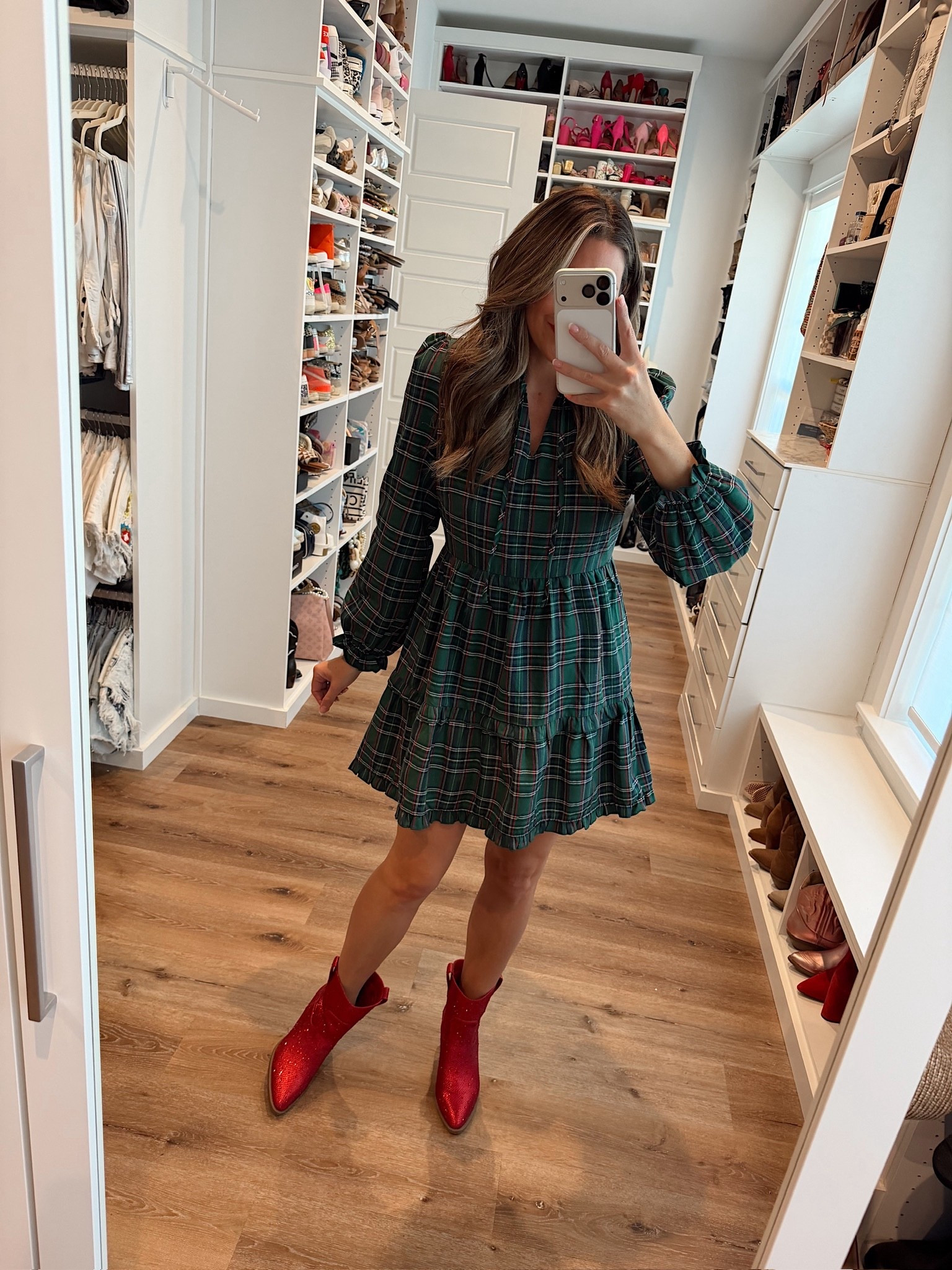 Festive outfits for any holiday occasion. From cozy sweaters to fun, colorful dresses, these Amazon finds make getting dressed the easiest part of the season. 

In a medium plaid long sleeve mini dress, rhinestone boots and accessories- fits tts.

Shop dandy, holiday outfit, christmas sweater, christmas party outfit, christmas outfit, fall outfit

#LTKSeasonal #LTKHoliday #LTKStyleTip