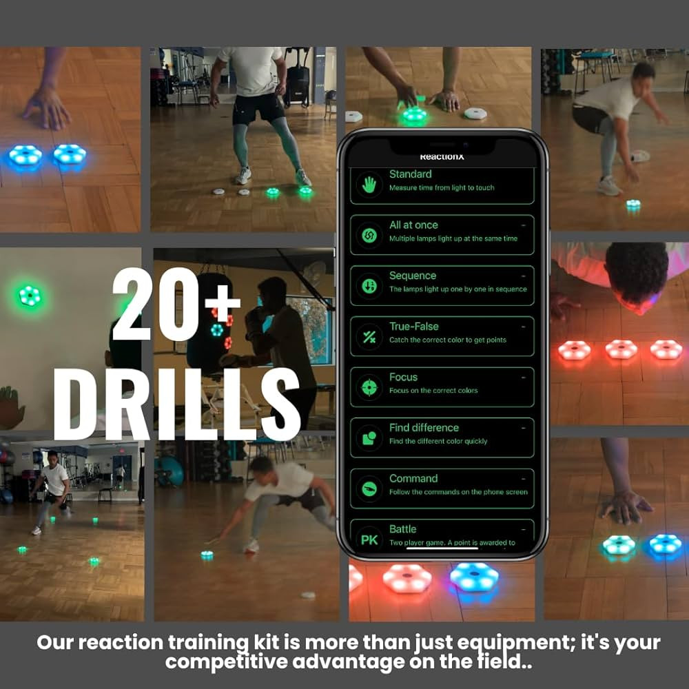 Sports Reaction Agility Lights Training Kit Improves Reaction Time & Agility for Athletes, Physic... | Amazon (US)