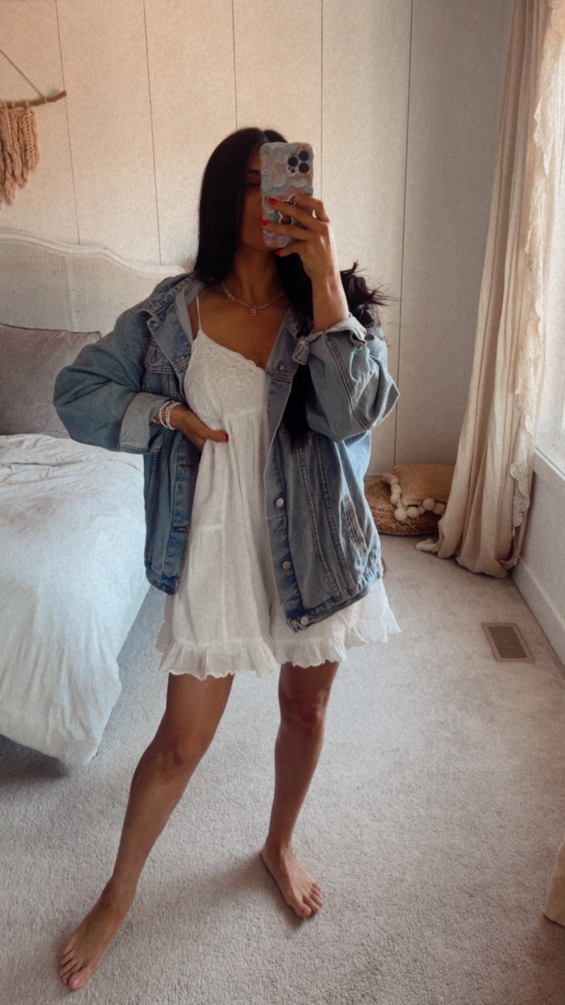 Med in romper 
Large in. Jacket 