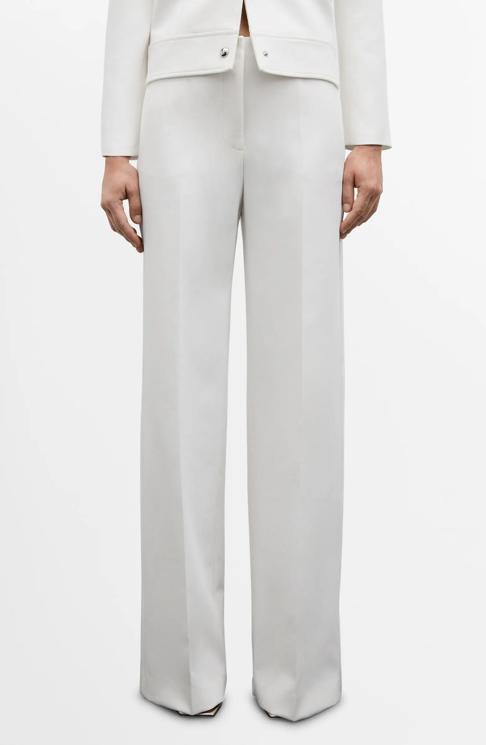 MANGO Wide Leg Pants | Nordstrom | Nordstrom