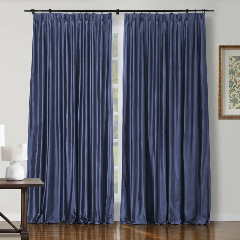 Selman Dupioni Silk Drapery Pleated | TWOPAGES
