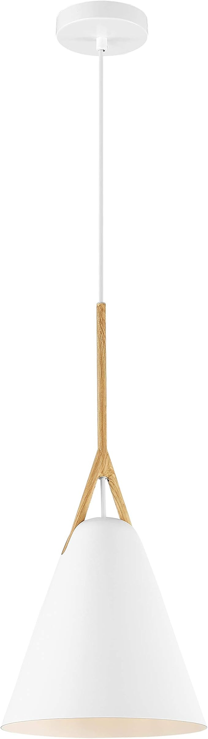 Light Society LS-C399-WHI Kalix 10" Pendant Light, White | Amazon (US)