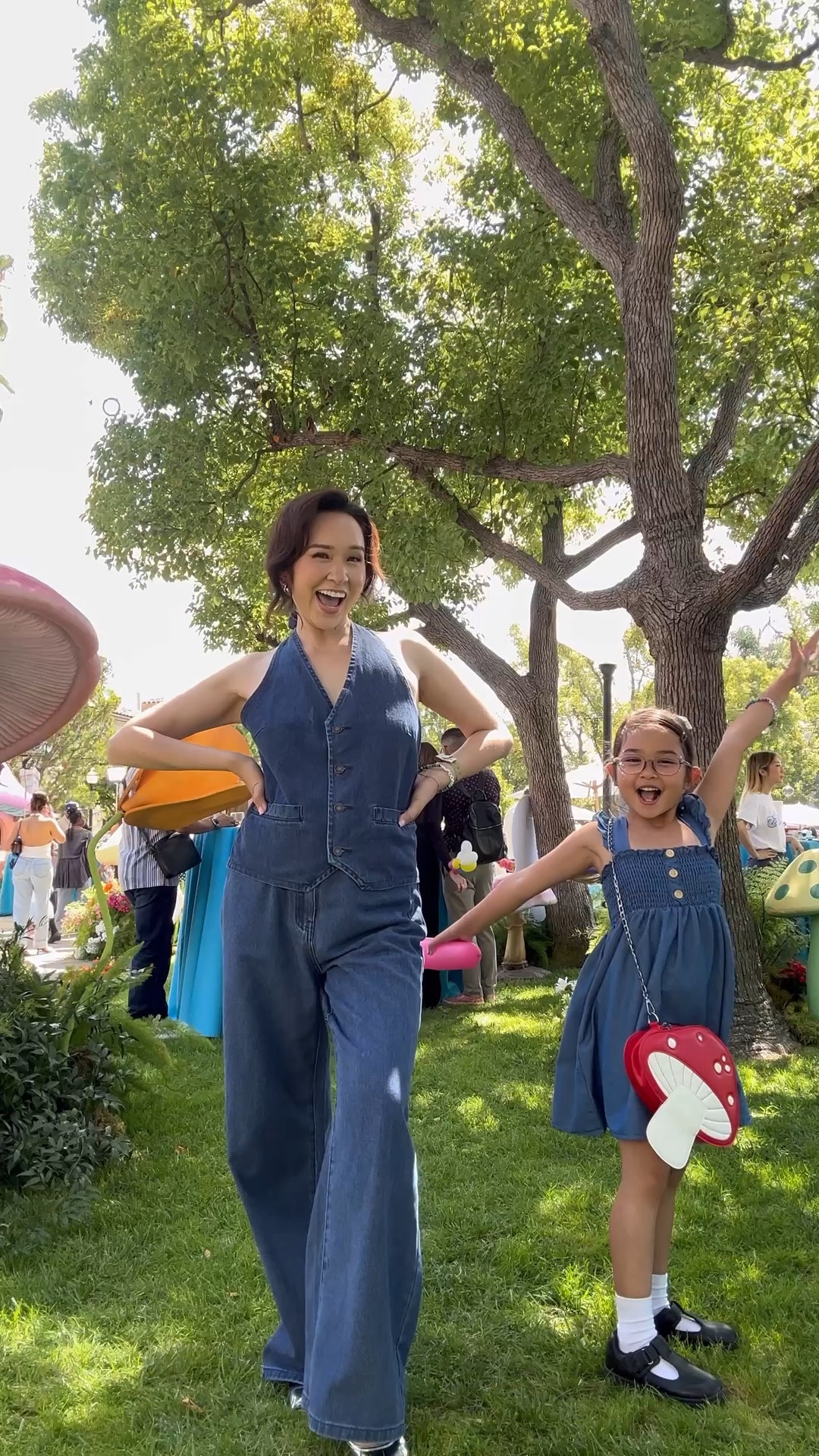 A little stylish casual fit check for Isla’s first movie premiere event! 💙🥹

Amazon Prime to the rescue because our original looks didn’t make it in time! 😪 But I still loved this!

Got a size Small in my denim set. Jeans were a little loose on the waist, so I did have to have a belt on but otherwise, loved the fit! 

#LTKU #LTKStyleTip #LTKFamily