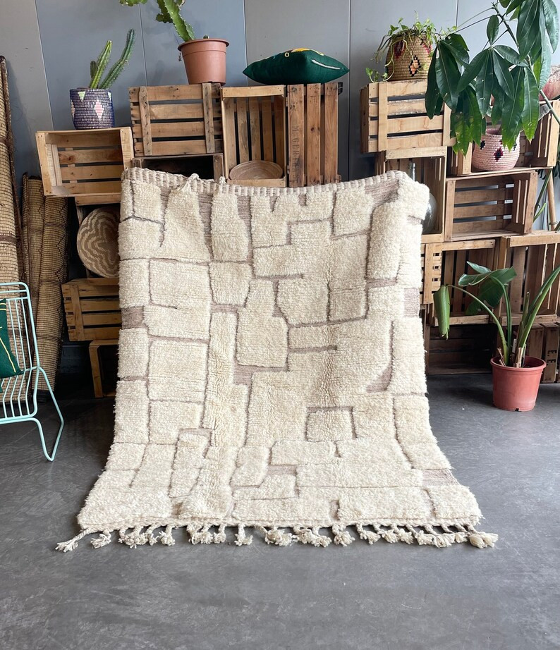 Beni-Ourain-Teppich, authentischer marokkanischer Teppich, Berberteppich, echter Wollteppich, han... | Etsy (DACH)