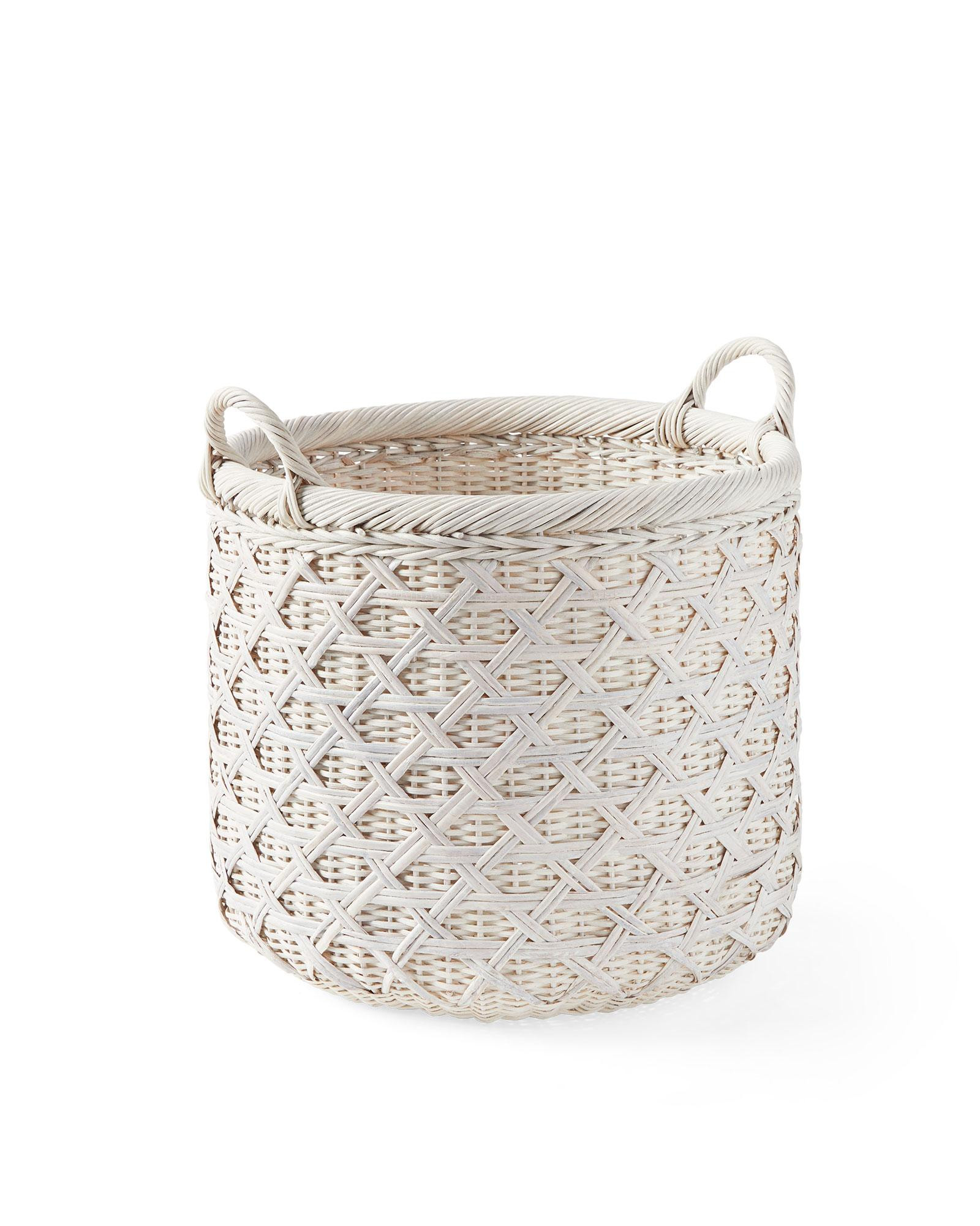 Sag Harbor Rattan Basket | Serena and Lily