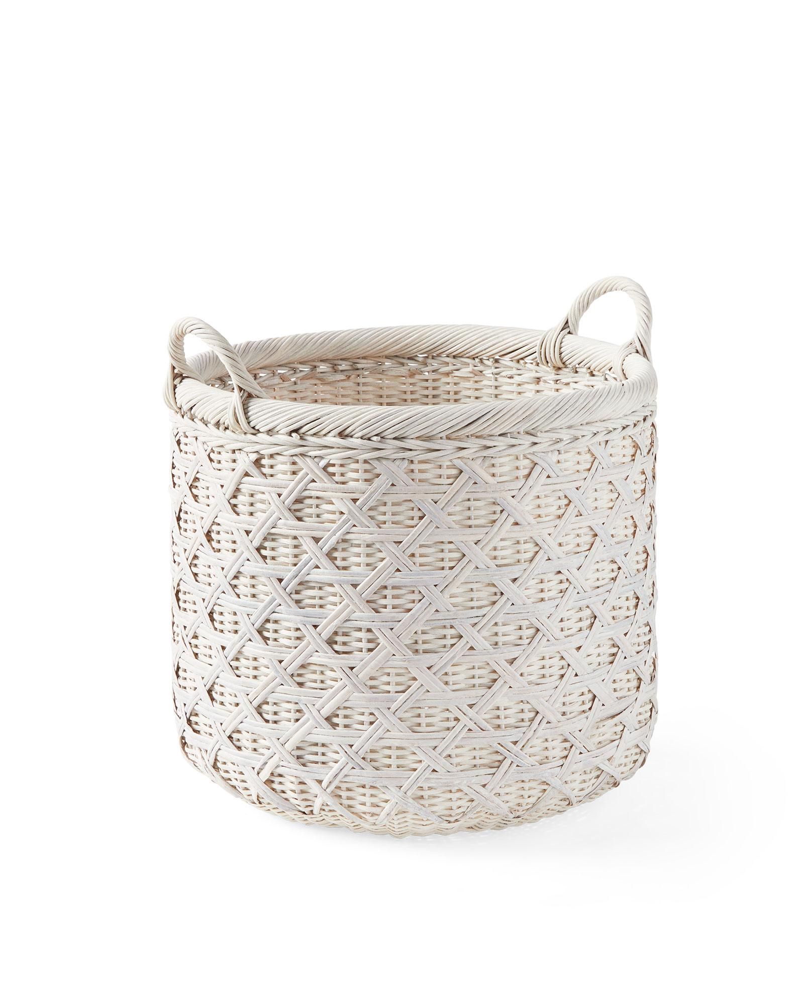 Sag Harbor Rattan Basket | Serena and Lily