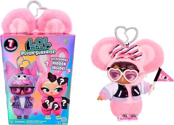 LOL Surprise Plush Surprise! Pa-Manda Plush Doll with Hidden Fashions, On-the-Go Play, 7 Total Su... | Amazon (US)
