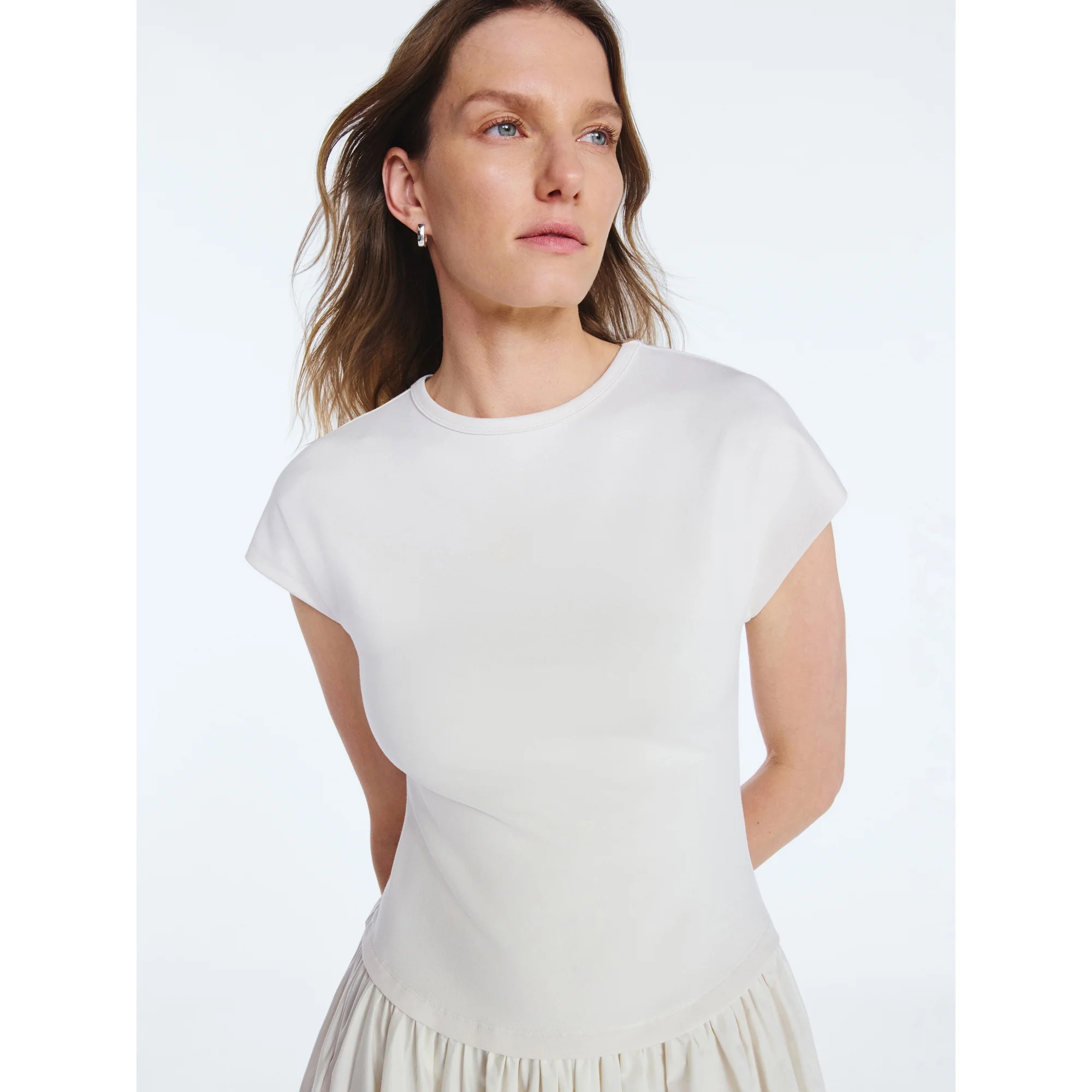 Scoop Women’s Maxi Dress with Short Dolman Sleeves, Sizes XS-4X | Walmart (US)