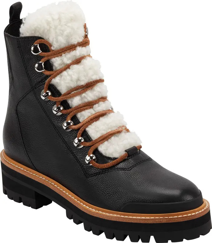 Izzie Genuine Shearling Lug Sole Boot (Women) | Nordstrom Rack