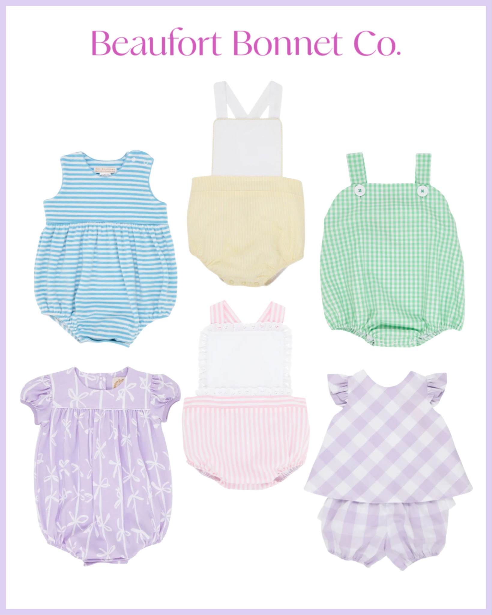 Perfect Easter egg color pallet at Beaufort Bonnet Company. Bubbles and sun suits for boys and girls. Spring and Summer are coming!

#LTKbaby #LTKfamily #LTKbump