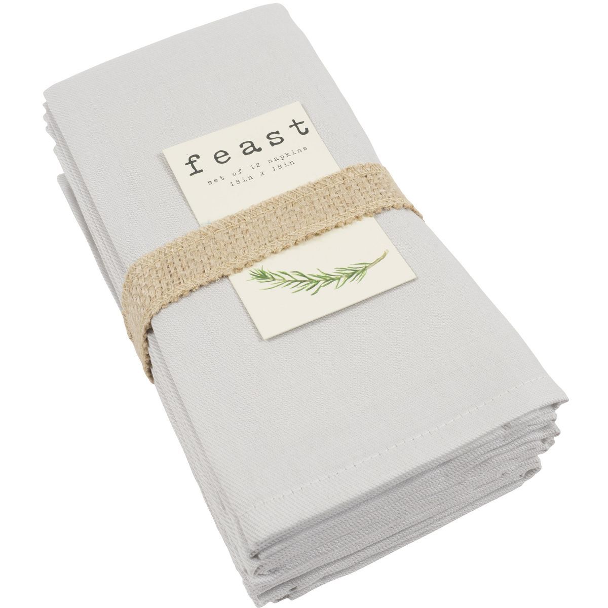 KAF Home Feast Dinner Napkins | Set of 12 Oversized, Easy-Care, Cloth Napkins (18 x 18 Inches) | Target