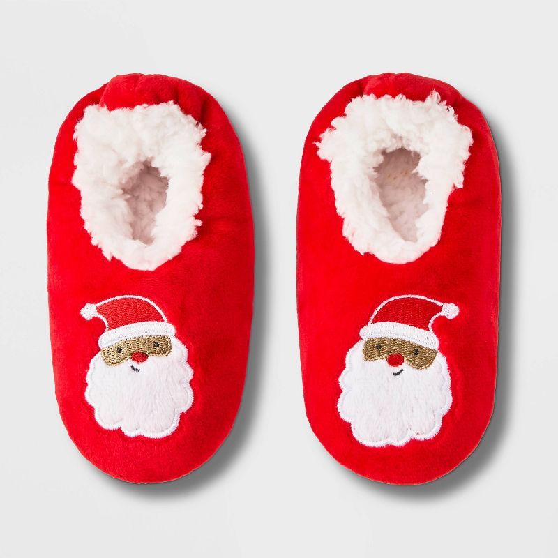 Carter's Just One You® Toddler Santa Slipper Socks - Red | Target