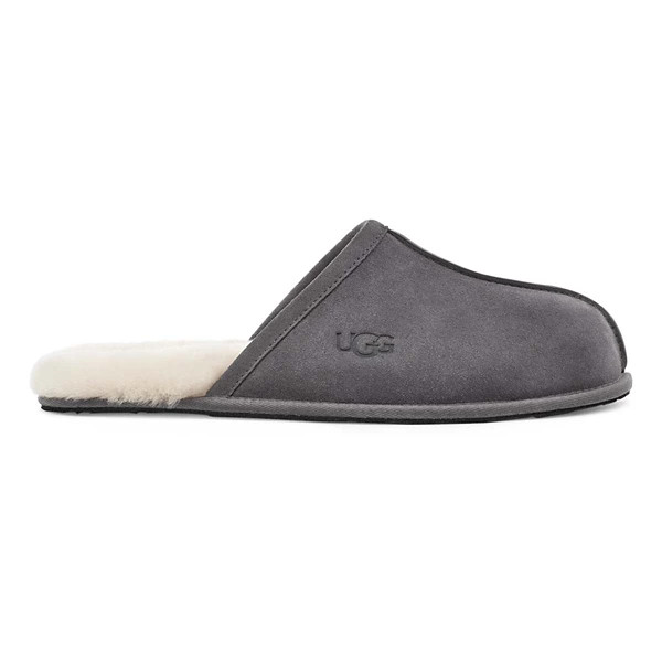 Men's UGG Men's UGG Scuff Slippers Slippers 8 Dark Grey Heather | Scheels