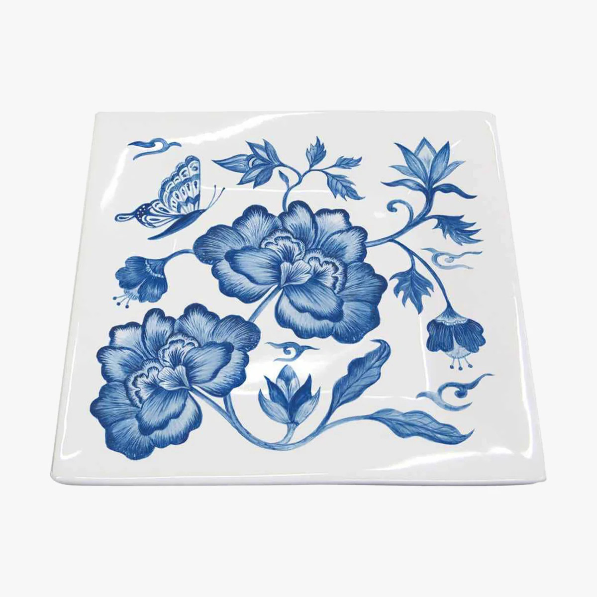 Floral Blues Tray | The Addison West