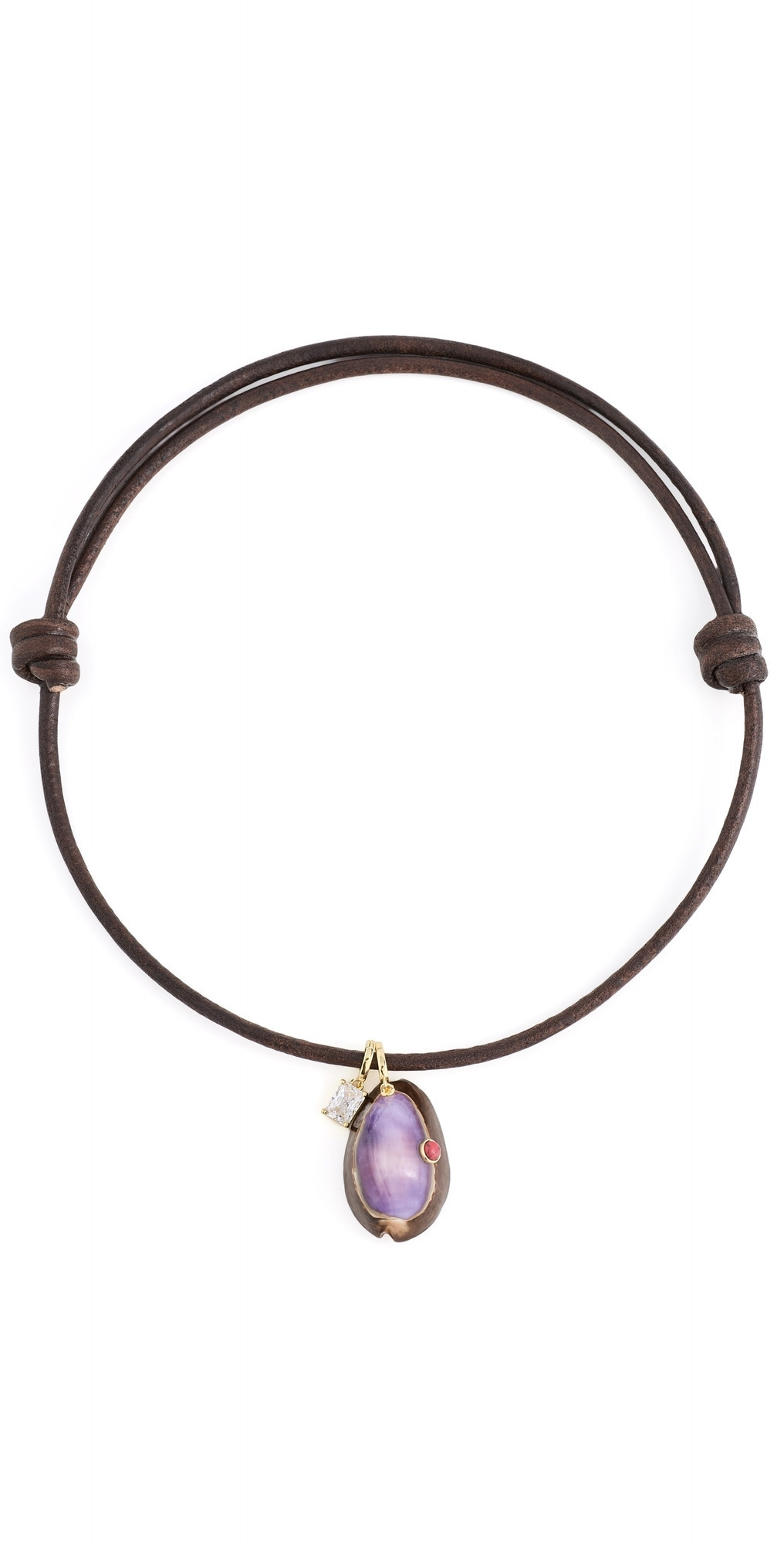 éliou Kosta Necklace Brown One Size | Shopbop
