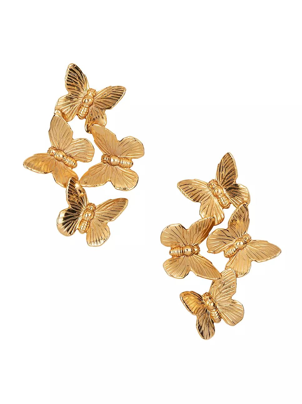 Prisha 24K-Gold-Plated Butterfly Drop Earrings | Saks Fifth Avenue