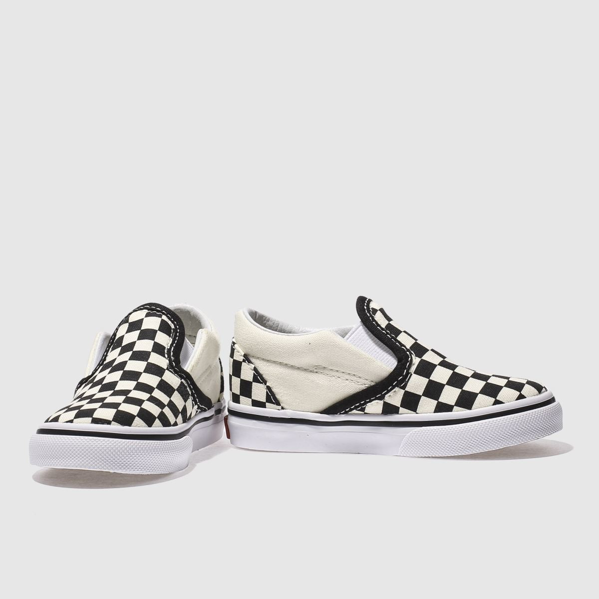 Kids Toddler Black & Cream Vans Classic Slip-On Trainers | schuh | Schuh