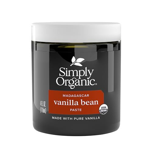Simply Organic Vanilla Bean Paste, 4 Ounce Jar, Certified Organic, Kosher, Vegan, Non-GMO Rich Soft Paste, Warm Woody Aroma | Amazon (US)
