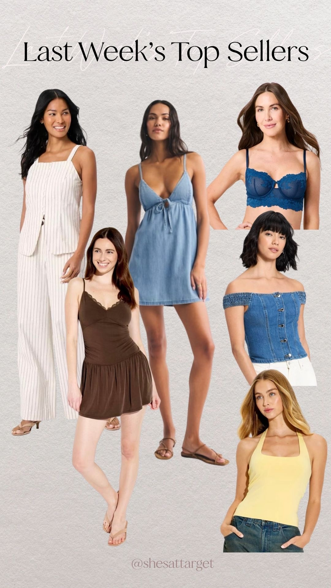 Last week’s top sellers! Target and Abercrombie favorites! 