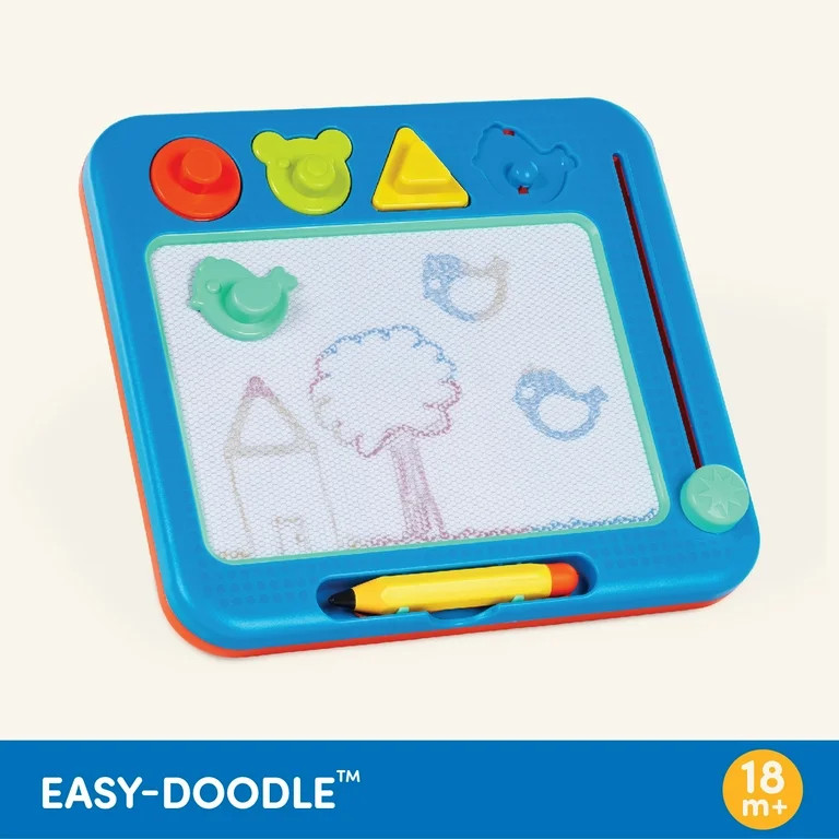 Battat Easy-Doodle Magnetic Drawing Plastic Board with Color Reveal, Toddler and Preschool Toys | Walmart (US)