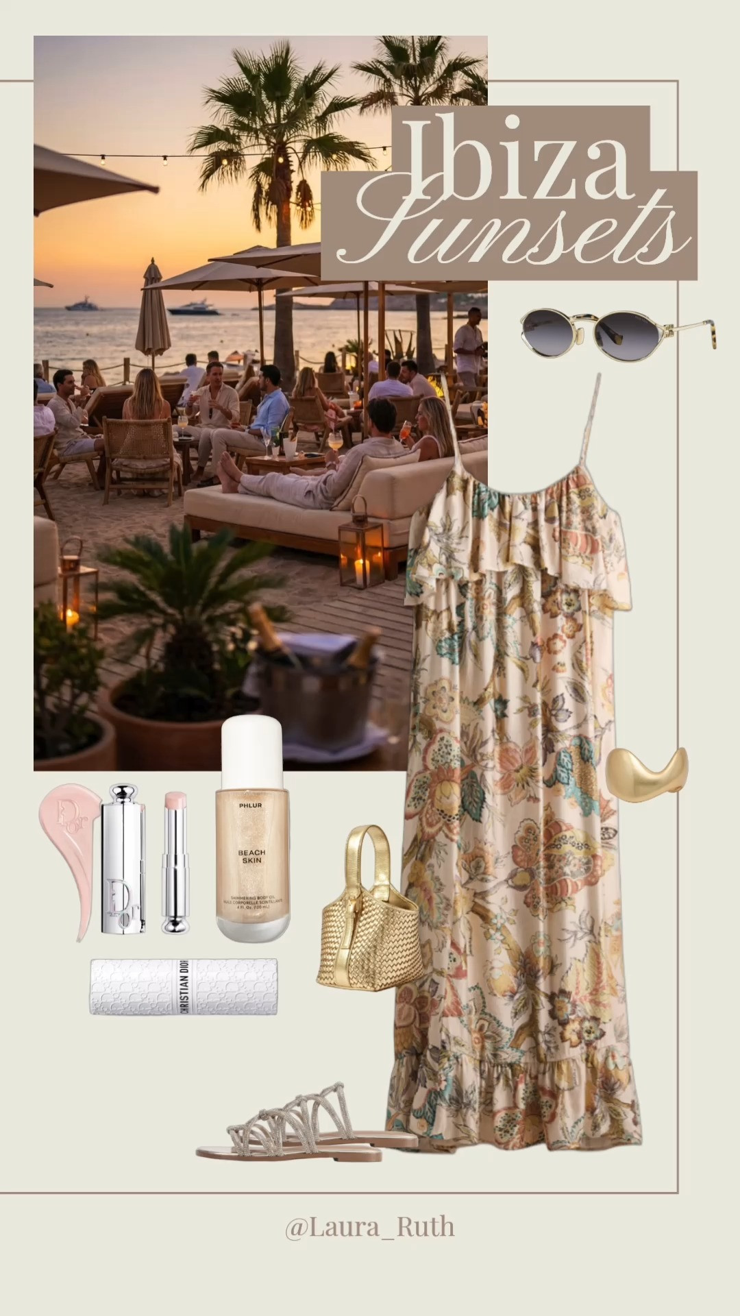 Ibiza sunsets 🌅✨ Breezy dresses, Beach Club Evenings & Gold Accessories. Sumemr Dresses, Summer Outfits, Ibiza Outfits, vacation outfits beach 

 #LTKsummer #LTKtravel #LTKdresses