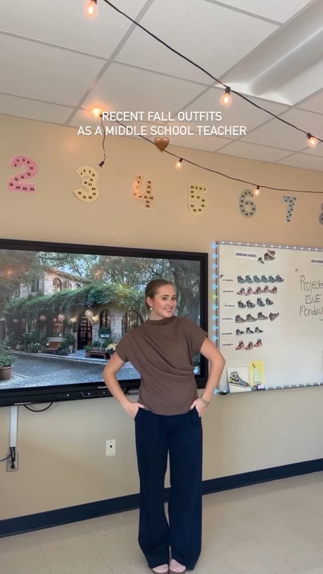 Lots of neutrals and then a random pop of blue 😄🤎💫 #teacher #teachers #middleschoolteacher #teacherfit #teacheroutfits #teacheroutfitoftheday #teacheroutfitsoftheweek #teacheroutfitideas #teacheroutfitinspo #teacheroutfitcheck