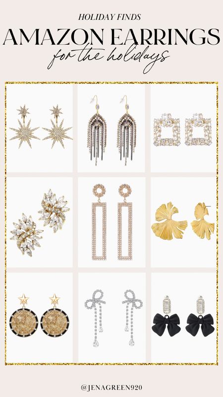 Holiday Earrings | Holiday Fashion | Holiday Outfit | NYE Earrings | New Years Eve Earrings | Sparkly Earrings | Holiday Earrings 

#LTKstyletip #LTKsalealert #LTKHoliday