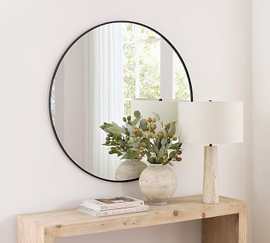 Stowe 40" Round Wall Mirror | Pottery Barn (US)