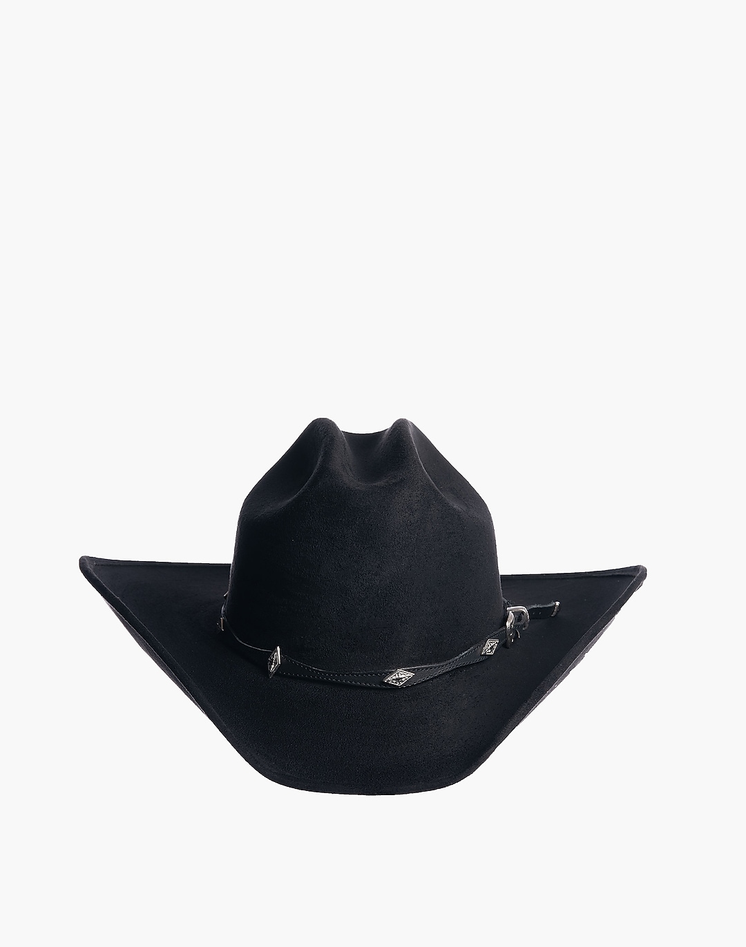 ASN Vegan Suede Dolly Black Western Hat | Madewell