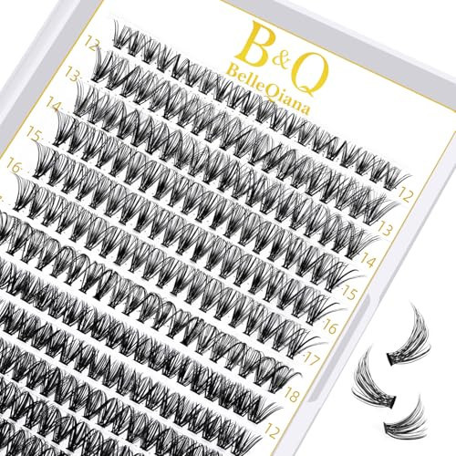 B&Q Lash Clusters 30D+40D-C-12-18 Cluster Eyelash Extensions 280pcs Clusters False Eyelash 40D Individual Lashes Cluster DIY Eyelash Extensions at Home（30D+40D-C-12-18） | Amazon (US)