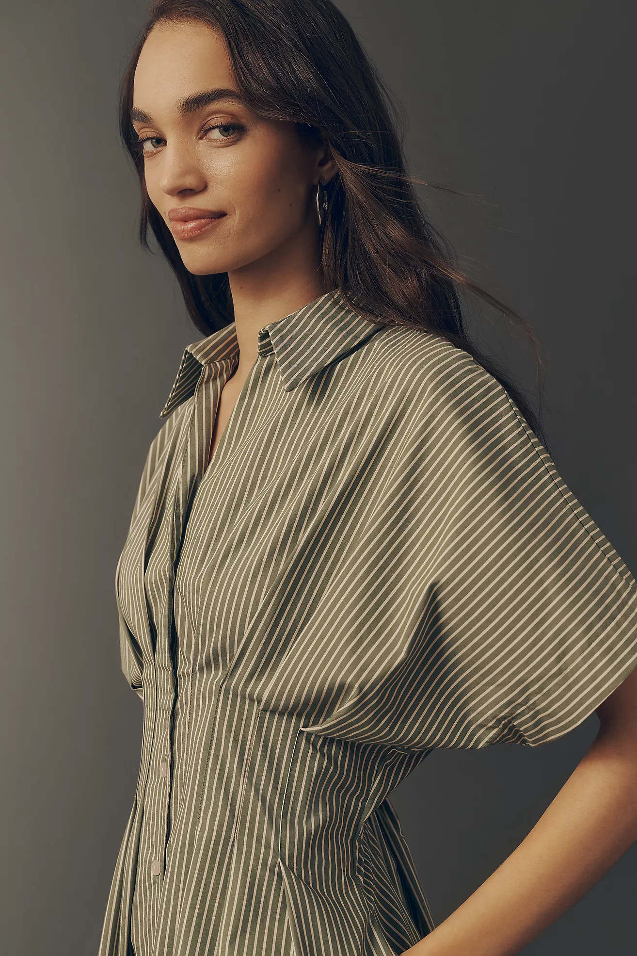 The Tobie Eyelet Shirt Dress by Exquise | Anthropologie (US)