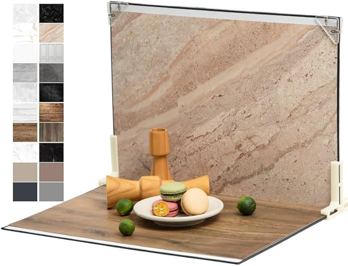 10Pcs 20Patterns Photo Backdrop Board Photography Table Top Small Shooting Kit (Small Size 16x11.... | Amazon (US)