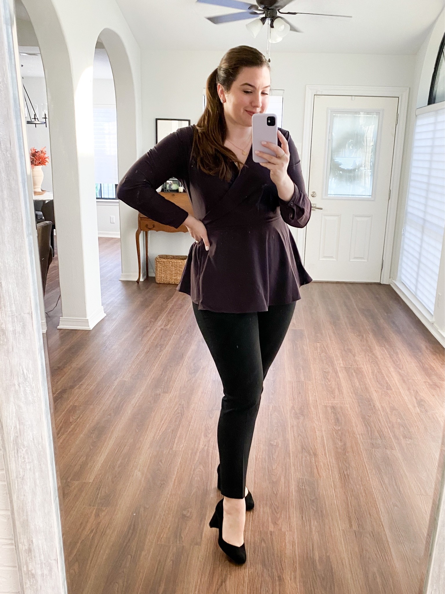 Workwear #ootd 10/3/22 

Use code DOCKET15 for 15% off this workwear top 

Business professional workwear and business casual workwear and office outfits 

#LTKSeasonal #LTKworkwear #LTKsalealert