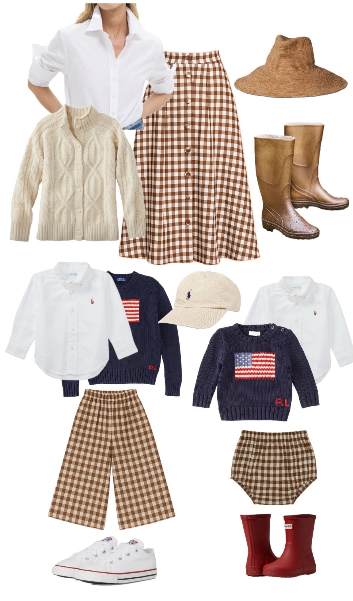 Our family photo shoot outfits!! Linked everything except the bottoms. Those are by a brand called Mrs. Francoise - who makes custom pieces for mommy and me outfits. You can DM her IG if you have any questions! 

#LTKFamily #LTKSeasonal